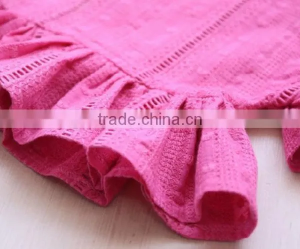Baby Clothing Design Girls Hollow-out Horn Short Sleeve Tops and 5 Minutes of Pants Suit photo-2