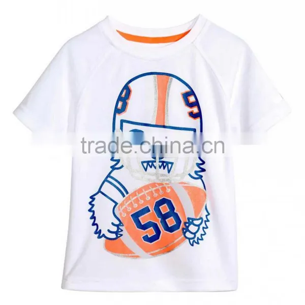 Custom Toddler t Shirt 100% Cotton Kids Boy Fashion Short Sleeve T-shirt photo-2