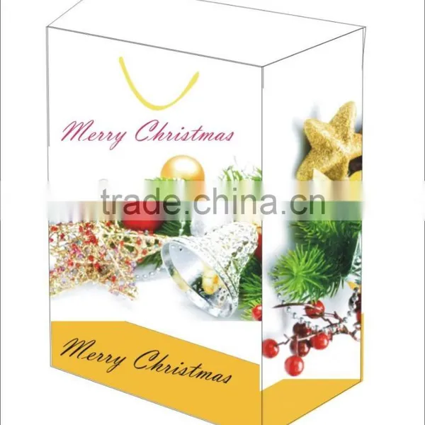 New Year Gift Paper Bags With Christmas Designs photo-3