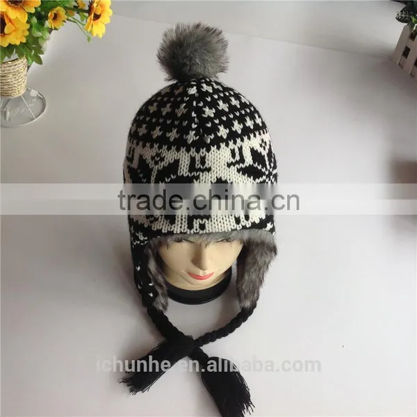 Fashion Windproof Soft & Warm Fashion Girls Winter Hats in Differ Colors photo-4