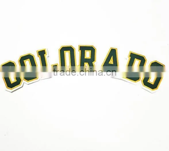 Colorodo Embroidery Patch,fashion Letter Embroidery Patch for Garment photo-2