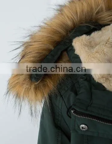 New Style Winter Wholesale Lady Coat With Big Fur Collar on h photo-4