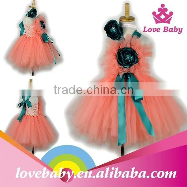 Ballet Princess Flower Baby Girl Fluffy Dress For Children Wear Kids Dresses LBE4092226 photo-5