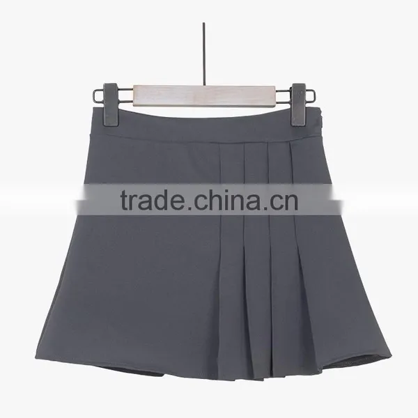 Oem Fashion A-line Chiffon Dress,custom Made Latest Women Short Pleated Skirts photo-5