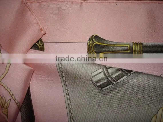 Scarf Tuch Scarf Silk Pink photo-5