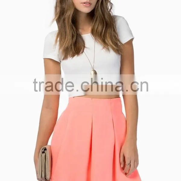 Latest Skirt Design Pictures Hot Skater Skirt Fashion Lady Skirts photo-2