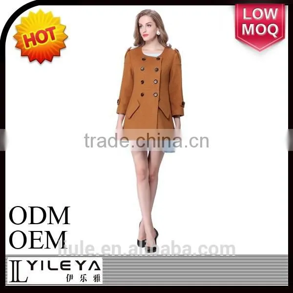 2015 Latest Russian Winter Design Elegant Lady Fashoin Coat photo-3