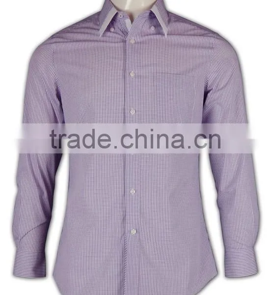 100% Cotton Design China Made Business Design Quilted Plaid Flannel Shirt photo-2