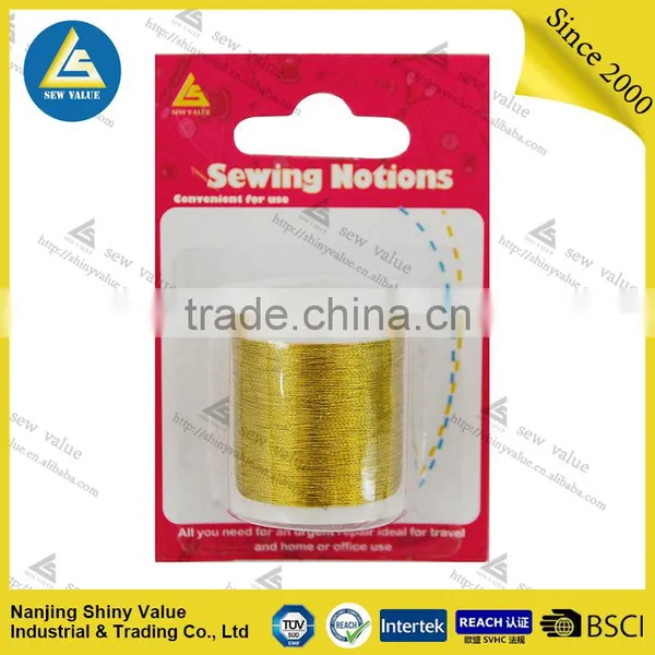 Cheap Silver/gold Color Metalic Sewing Thread Wholesale photo-2