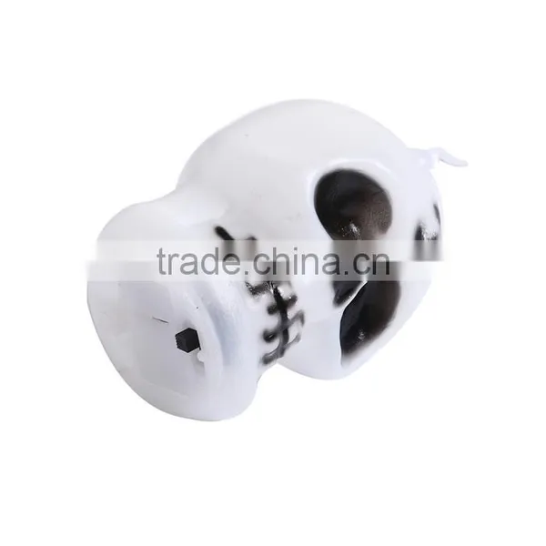 Plastic Halloween Party Decorations Silver Tone Skull photo-3