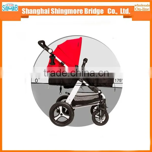 China Baby Stroller Manufacturer Best Price Wholesale Luxury Aluminum Alloy Frame Baby Stroller 3 in 1 photo-4