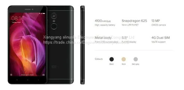 Xiaomi Redmi Note 4 3G RAM 32G ROM Global Version Smartphone Qualcomm Snapdragon 625 Octa Core Fingerprint Support OTA photo-2