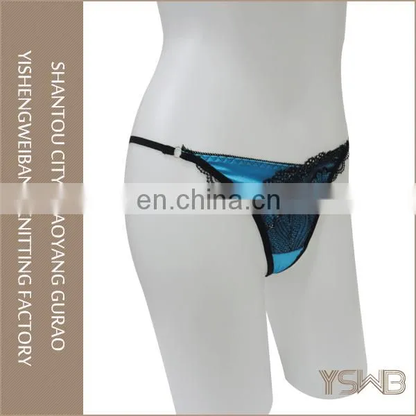 Good Quality Lace Hipster Spandex Breathable Black Girls in Sexy Panties