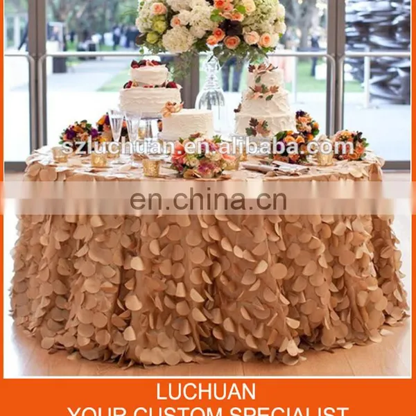 Handmade Style Banquet Wedding Table Overlay photo-4