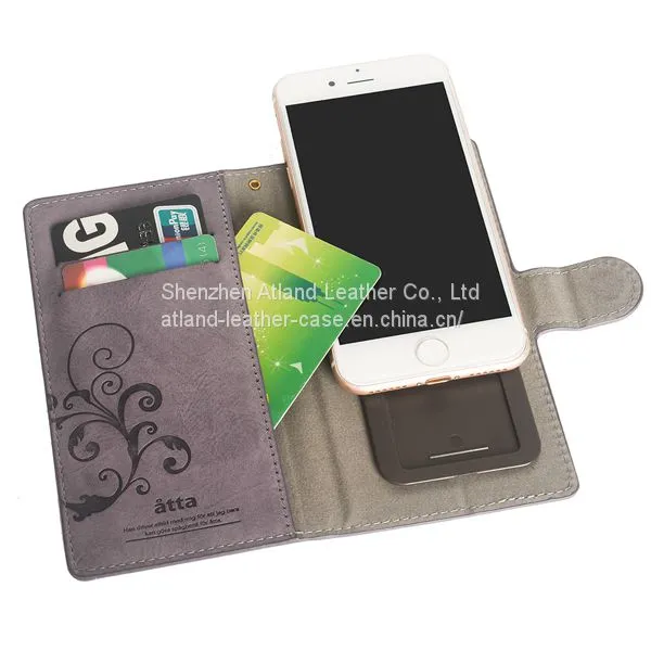 Wallet Design PU Leather Phone Case for IPhone 8