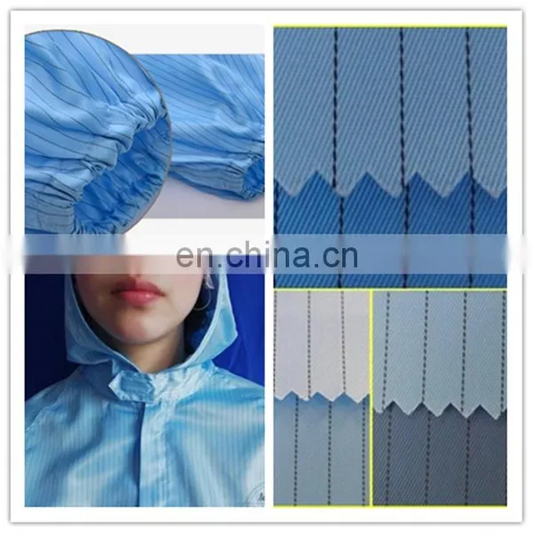Clean Room Esd Fabric Clothes Antistatic Cleaning Garment Workwear photo-6