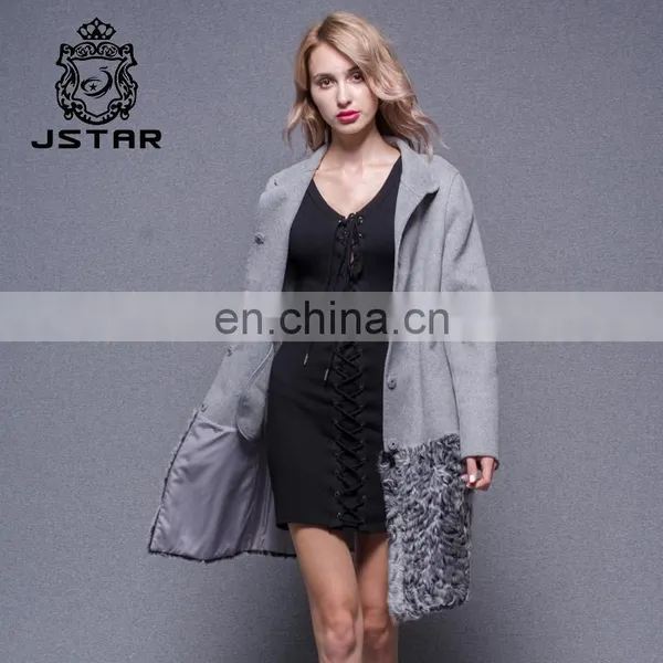 Stand Collar Double-sided Women Winter Long Elegant Coat Ladies Formal Cashmere photo-2
