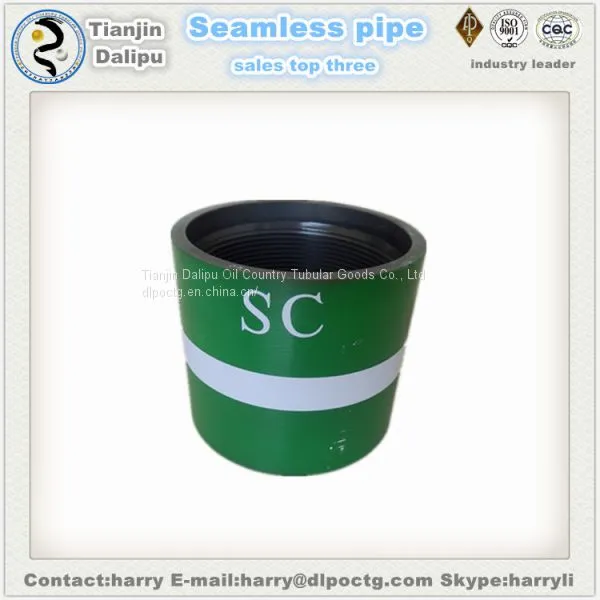 API5B 2 7 8 NU J55 Oil Tubing Coupling Casing Pipe Collar photo-2