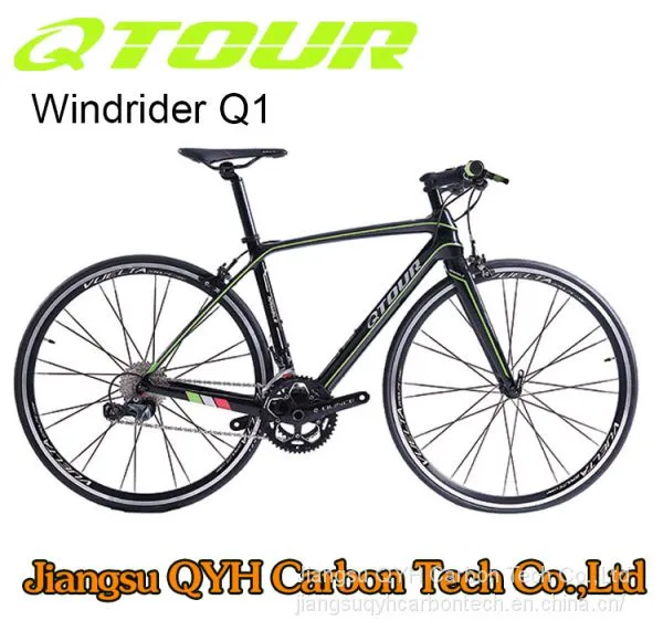 QTOUR Carbon Road Bicycle 700C Full Carbon Fiber Road Bicycle V Brake Aero Road Bicycle photo-5