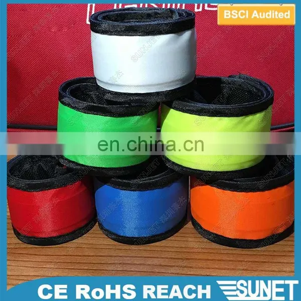 Green Color Hot Sale Glow in Dark Bracelet Arm Slap Led Band photo-6