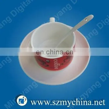 Subliamtion Blank Coffee Mug With Spoon