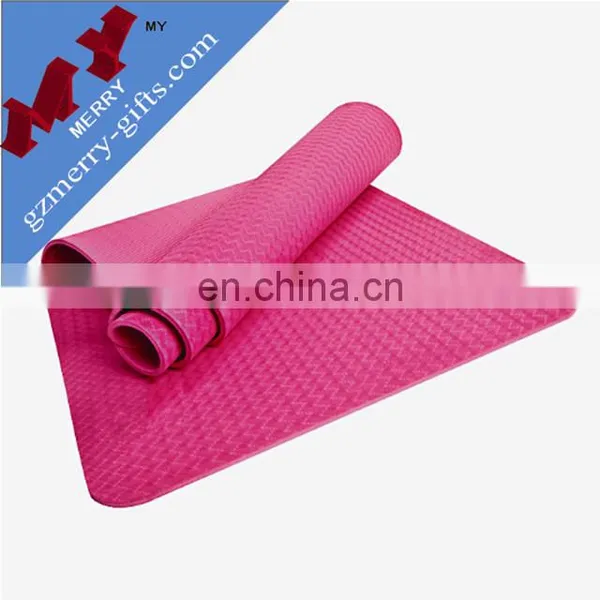 Gymnastics Foldable Thick Tpe Eco Yoga Mat With Vent Bag