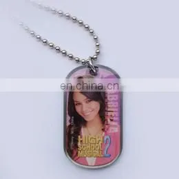 Custom Logo Printed Gold Metal Blank Dog Tag photo-4