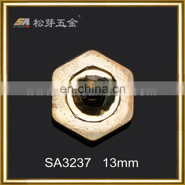 Song A Manufacturer Customize Hexagon Screw Rivets for Bags
