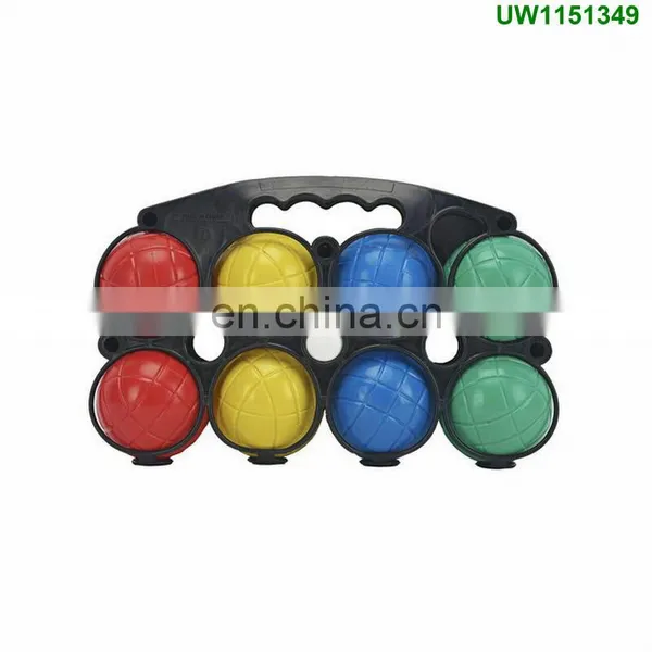 6 Plastic Kid Boule Ball Set Beach Bocce Ball Petanque Set Plastic Bocce Ball