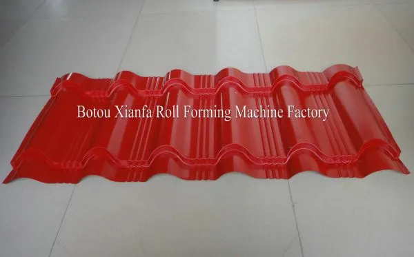 International Standard IBR Glazed Tile Roofing Roll Forming Machine photo-5