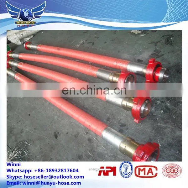 8 Inch Wire Spiral Heavy Duty Water Oil Cement Mud Suction Rubber Hoses With Flange photo-5