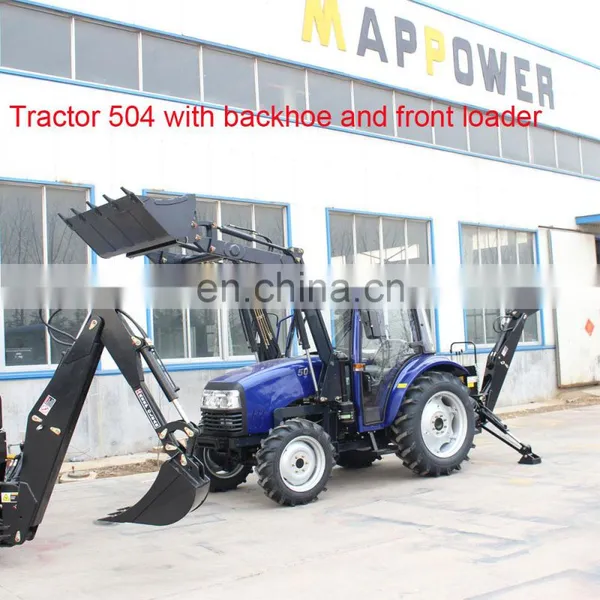 55HP Small Farm Tractor With Front End Loader photo-6