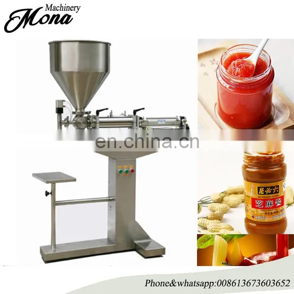 Best quality Double Nozzles Pneumatic Semi Automatic Sauce Filling Machine