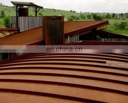 Corten Steel Outdoor Decoration for Villa Residence Buildings photo-6