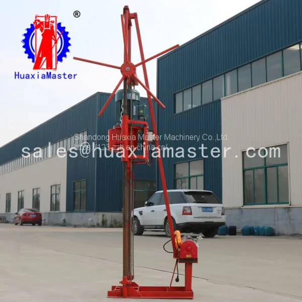 Engineering Sampling Drill With Electric Winch QZ-2DS Drill Rig Core Drilling Machine. photo-2