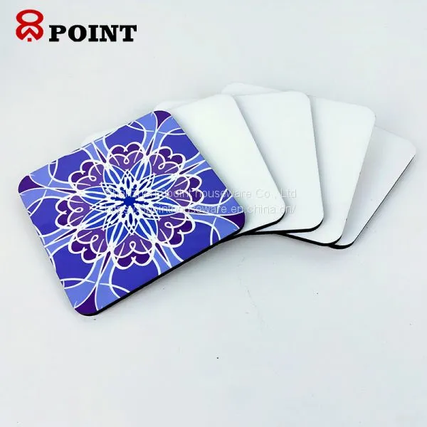 Sublimation Printing Wooden Coaster With Cork Back photo-5