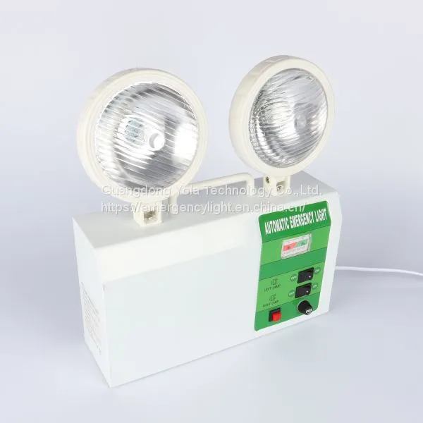 Double Heads Led Emergency Exit Lights Emergency Lighting Twin Spot Fire Emergency Lights photo-4
