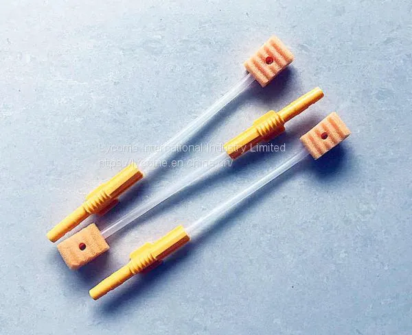 Oral Care Brush Hygiene Swab Oral Care Suction Swab Oral Care Swab Suction Toothbrush With Sponge Head