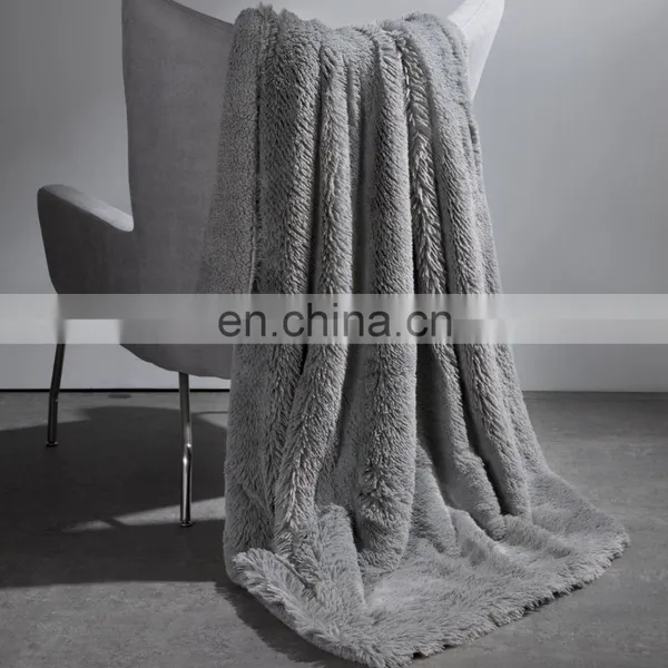 Throw Twin Double Sided 100% Polyester Travel PV Fleece Blanket photo-3