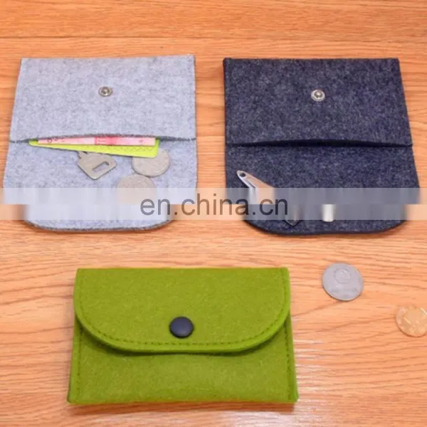 Amazon Hotselling Fashion Felt Coin Wallets Latest Design for Women photo-4
