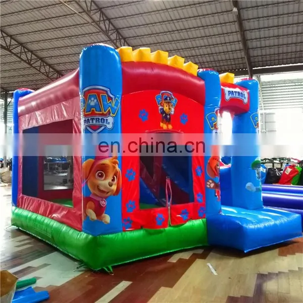 2020 Kids Fashion Design Inflatable Massive Bouncy Castle With Patrol Cartoon for Sale photo-2