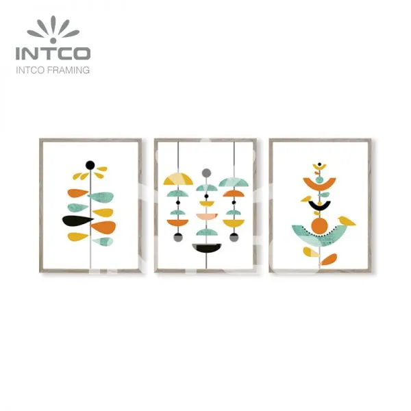 3-Piece Framed Wall Art, Abstract Wall Art, Framed Wall Art for Home Decor photo-3