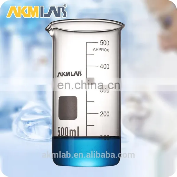 AKMLAB Laboratory Borosilicate Measuring Cup Beaker With Spout And Graduation photo-3