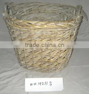 Natural Wicker Firewood Baskets Quality Good photo-5