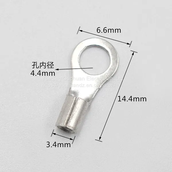 Cold-pressed Terminal Bare End Brass Wire Nose Silver-plated Terminal Lug photo-4