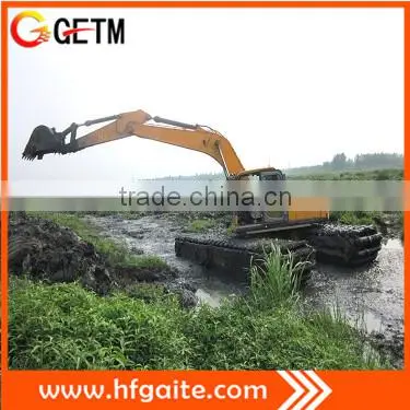 Amphibious Dredging Equipment Excavator With 3 Rows of Chain photo-3