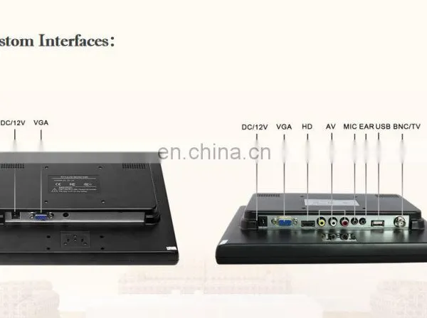 Industrial 10.4 Inch Small VGA TFT Led PC Computer Monitor photo-4