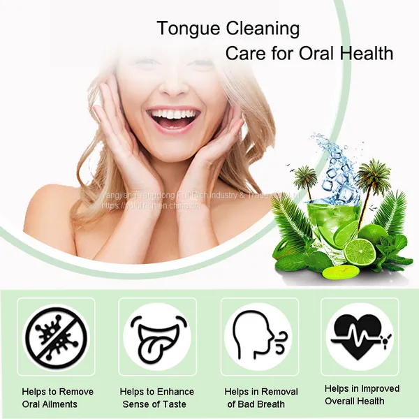 New Arrival Arc Scraper 304 Stainless Steel Tongue Scraper With Travel Plastic Sleeve photo-5