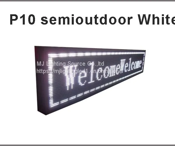 P10 LED Display Module 320*160mm 32*16 Pixels Waterproof High Brightness for Text Message Led Sign photo-2