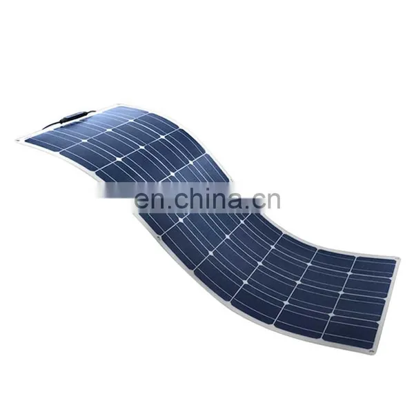 Solar Cell ETFE Semi Flexible Solar Panel 120w 160w 180w 200w Marine Boat Car Power Supply photo-2